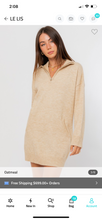 Load image into Gallery viewer, Oatmeal Sweater Dress
