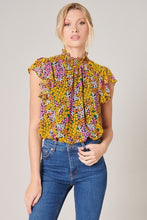 Load image into Gallery viewer, Multi Colored Floral Print Top
