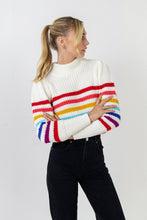 Load image into Gallery viewer, Rainbow Stripe sweater
