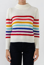 Load image into Gallery viewer, Rainbow Stripe sweater
