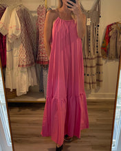 Load image into Gallery viewer, Bright pink maxi with rope detail  on the shoulder
