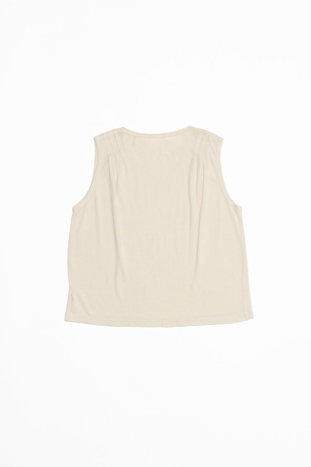 Pleated Shoulder Tank